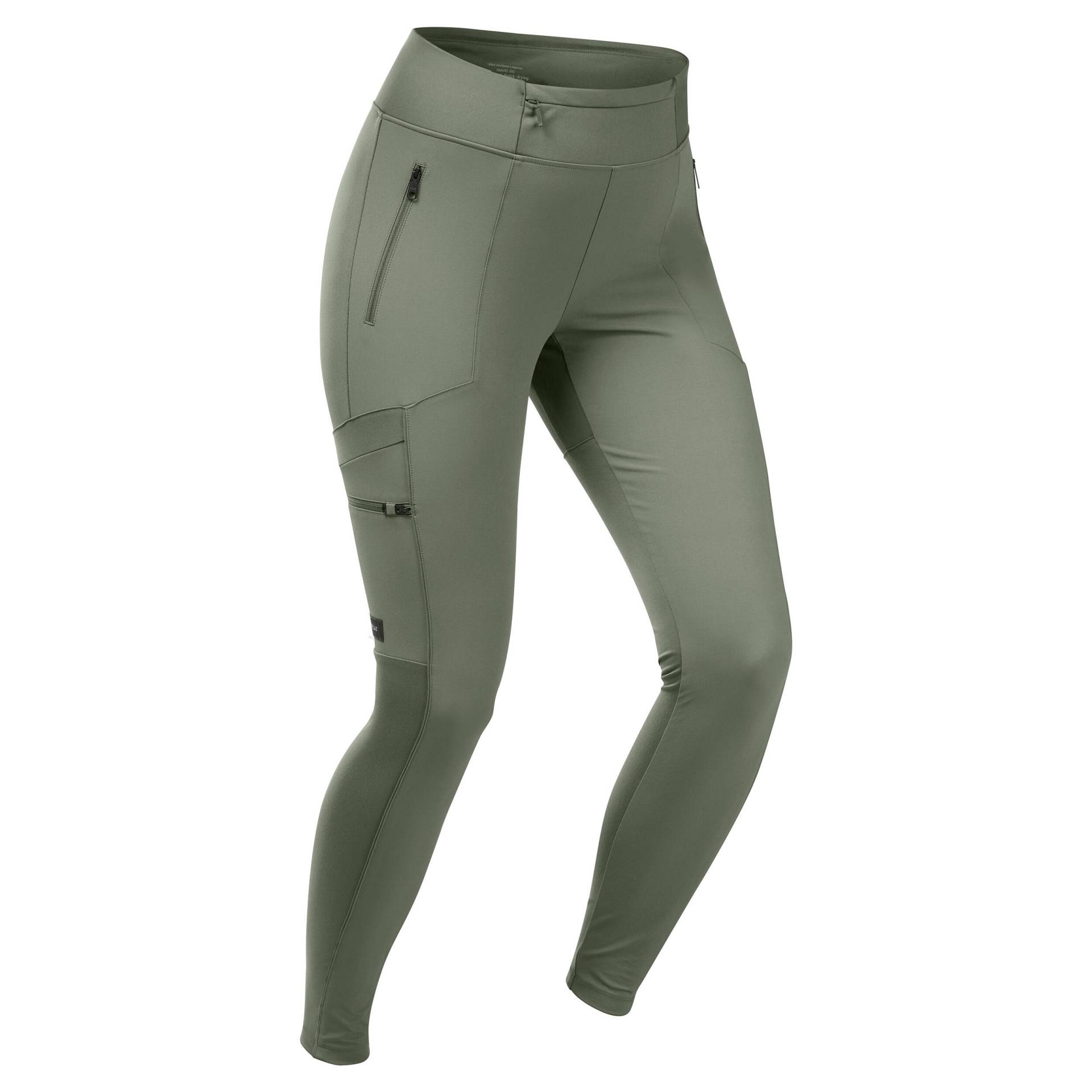 Leggings Damen Backpacking - Travel 500 hellbraun von SIMOND