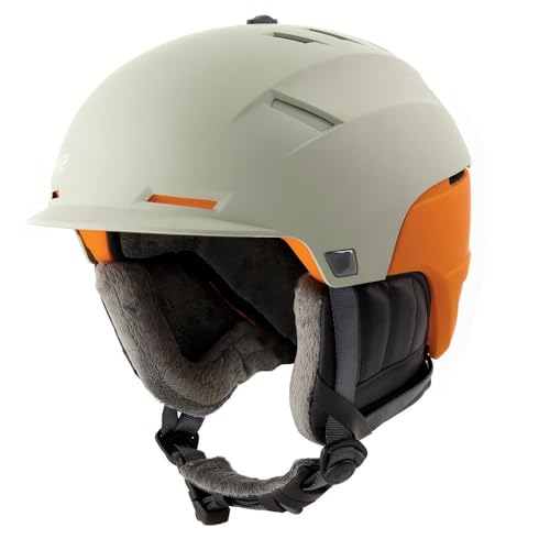 SINNER Beartooth-Matte Orange/Grau-M (55-58) Helm, Mehrfarbig (Mehrfarbig), M von SINNER