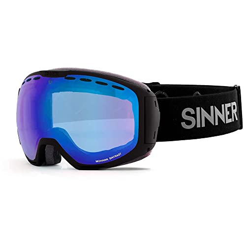 SINNER Mohawk + MT Black-Double Blue SINTRAST VNT Sonnenbrille, Erwachsene, Unisex, mehrfarbig (mehrfarbig), Einheitsgröße von SINNER