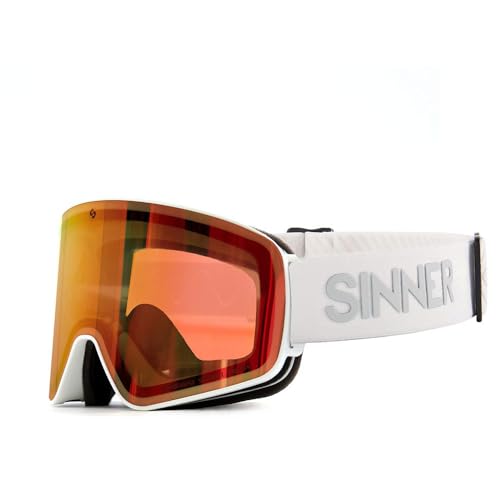 SINNER SNOWGHOST-Matte White-Double SINTRAST-Trans+ Cat.S1-S3 Sonnenbrille, Erwachsene, Unisex, mehrfarbig (mehrfarbig), Einheitsgröße von SINNER