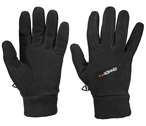 Sinner SHAMES Fleece Glove black _ Size 9,5 Unisex Erwachsene Handschuhe, Unisex, black, Fr: XL (Größe Hersteller: XL) von SINNER