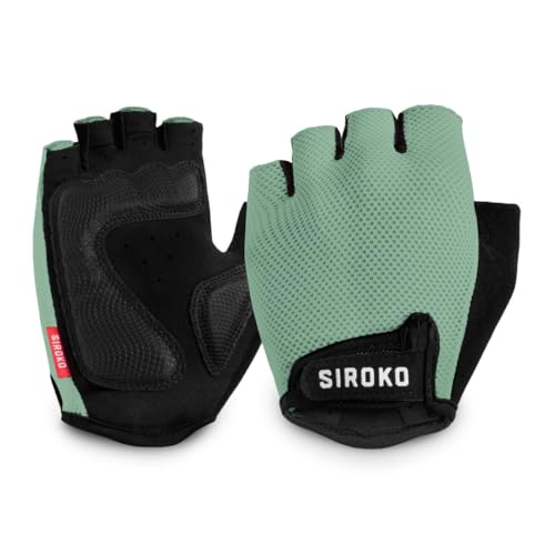 SIROKO Aero Fahrradhandschuhe, Grün, für Herren und Damen von SIROKO