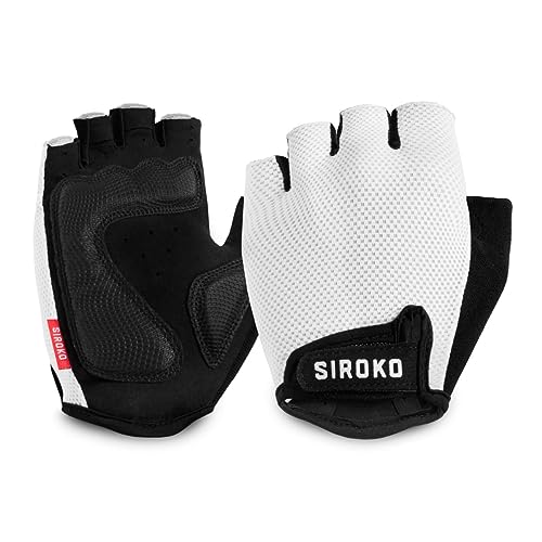 SIROKO - Fahrradhandschuhe Aero White - M - Weiß von SIROKO