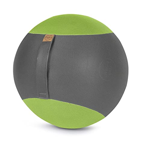 Sitting Ball Sitzball / Gymnastikball MESH Tennis in grün von SITTING POINT only by MAGMA