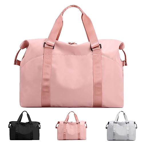 SIVENKE Sporttasche Damen/Herren mit Nassfach, Freizeit Handtasche faltbar Gym Tasche Shopping-Bag Weekender Reisetasche von SIVENKE