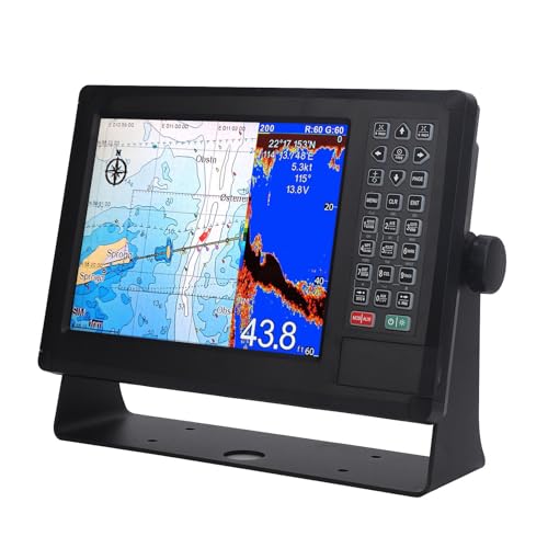 Marineplotter 10,4-Zoll-Farb-TFT-LCD-Bildschirm für XINUO-Karte Meeresbodenverfolgung Auto Range Shift Fischfinder mit Wandler Marineplotter von SIXRUN