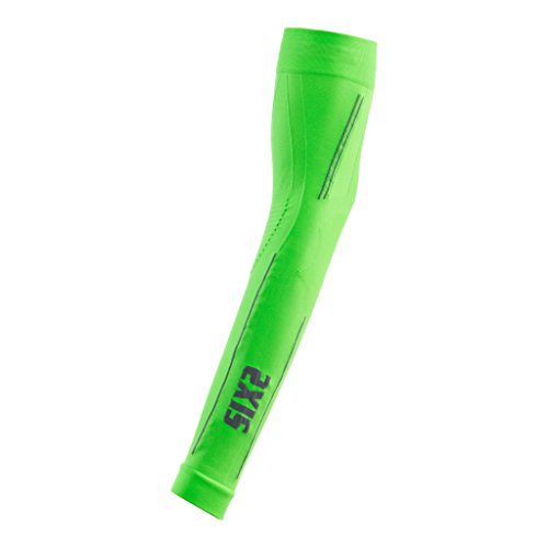 SIX2 Armstulpen Green Fluo-S/M Unisex Erwachsene von SIXS