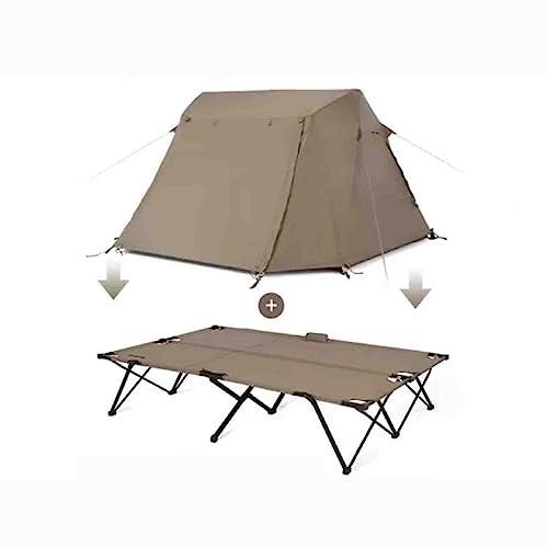 Erdungsautomatisches Zelt, Outdoor-Camping, Sonnenschutz, atmungsaktives Einzel- und Doppelzelt, schnelles Öffnen, mit Tragetasche für Wandern, Camping Hopeful von SIZHIFAVOR