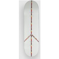 SK8 Mafia Team Peace 8.3"X32" Skateboard Deck white von SK8 Mafia