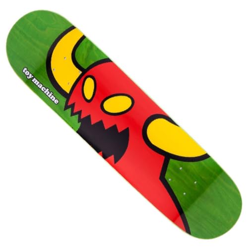 Toy Machine Skateboard Skateboard Vice Monster Deck Bitch 8.0" Grip inklusive und Stickers (Vice Monster Green, 8.0) von SKATES