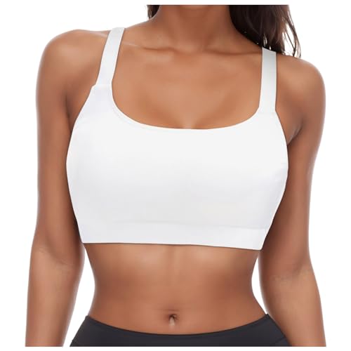 Bikinioberteile Für Damen - Festival Bikini Oberteil Damen Triangel Push Up Top Bikinis U & V Ausschnitt Bademode Badeanzug Swimsuits Große Brüste 001b Weiß, L Bikinioberteile Für Damen - Festival Bikini Oberteil Damen Triangel Push Up Top Bikinis U & V Ausschnitt Bademode Badeanzug Swimsuits Große Brüste 001b Weiß, L von SKFLABOOF