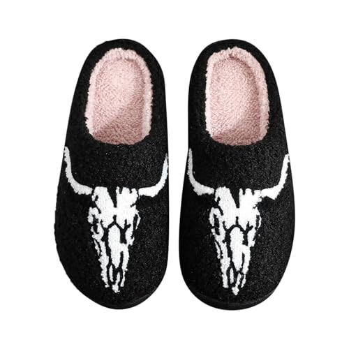 Plüsch Hausschuhe - Pantoffeln Damen Flauschige Süße Lustig Männer Lustige Herren Kuschelig Hauspantoffeln House Shoes Women Schwarz, 45 Plüsch Hausschuhe - Pantoffeln Damen Flauschige Süße Lustig Männer Lustige Herren Kuschelig Hauspantoffeln House Shoes Women Schwarz, 45 von SKFLABOOF