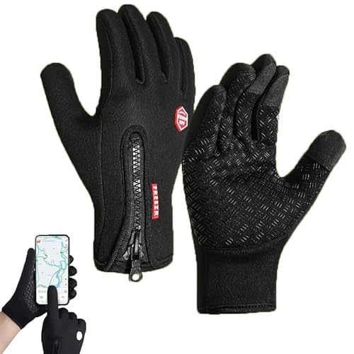 SKFLABOOF Freezer Thermo Handschuhe Pro - Touchscreen Winterhandschuhe, Herren Damen Wasserdicht Winddichte Winterhandschuhe for Fahrrad Snowboard Motorrad Sports von SKFLABOOF