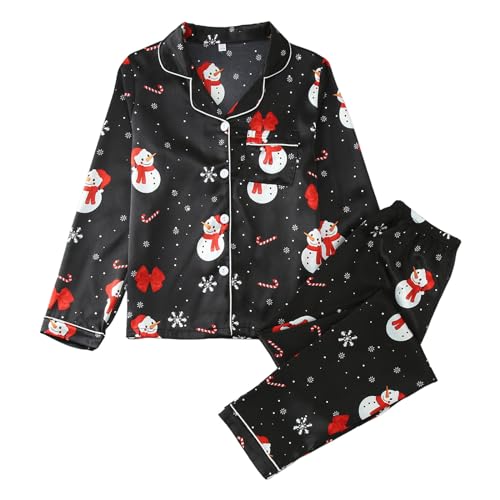 Kinder Weihnachten Pyjamas Stitch Schlafanzug Mädchen Weihnachtskleid Baby Kuschel Pyjama Junge Winter Schwarz, 140 Kinder Weihnachten Pyjamas Stitch Schlafanzug Mädchen Weihnachtskleid Baby Kuschel Pyjama Junge Winter Schwarz, 140 von SKFLABOOF