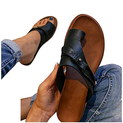 Zehentrenner Damen Orthopädische Leder Flip Flops Römersandalen Schwarz Mit Absatz Sommer Sommerschuhe Zehensandalen Sports Elegant Hausschuhe Outdoor Flop Breite Füße Blau Badelatschen Slatschen Zehentrenner Damen Orthopädische Leder Flip Flops Römersandalen Schwarz Mit Absatz Sommer Sommerschuhe Zehensandalen Sports Elegant Hausschuhe Outdoor Flop Breite Füße Blau Badelatschen Slatschen von SKFLABOOF
