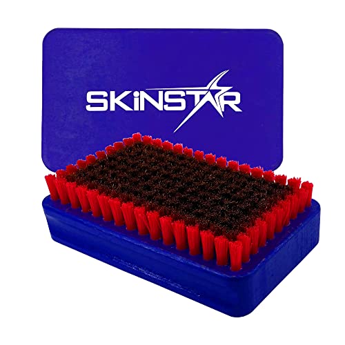 SkinStar Ski Belagsbürste BaseBrush Kupfer/Bronze Bürste blau von SkinStar