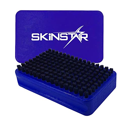 SkinStar Ski Belagsbürste BaseBrush Rosshaar Bürste Blau von SkinStar