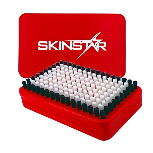 SKINSTAR Ski Belagsbürste BaseBrush Synthetic Nylon Bürste rot von SkinStar