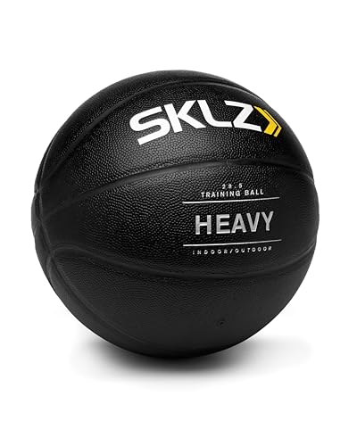 SKLZ Heavy Weight Control Basketball-Schwerer Trainingsball Basketballtrainer, Schwarz, One Size von SKLZ