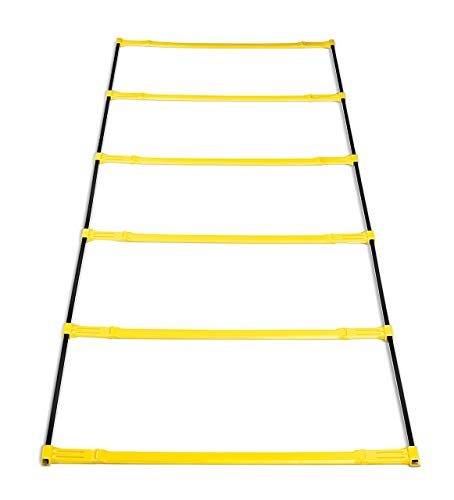 SKLZ Koordinationsleiter Elevation Ladder 2 In 1 und Hürden, gelb/Schwarz, One Size von SKLZ