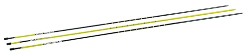 SKLZ Unisex-Adult Golftrainingsprodukt Pro Rods-Golf Alignment Sticks, schwarz-gelb, 1 Size von SKLZ