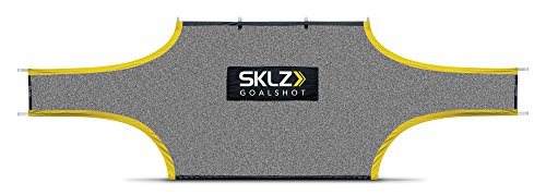 SKLZ Unisex-Youth 12'x7' goalshot 21 'x 7' Target Net Fußball Training Aids, Black and Yellow, 21ft x 7ft (UK Size) von SKLZ