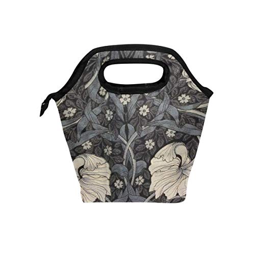 SKYDA Insulated Lunchpaket William Morris-Zoom Lunch Tote Reusable Cooler Bag Organizer Portable Reusable Lunch Tote von SKYDA