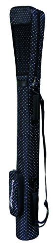 SL Golf Golftasche/Pencilbag/Reisebag/Rangebag/Pistolbag/Tragebag mit integrierter Schutzhaube und Außentasche in Farbe: Black-White-Point von SL Golf