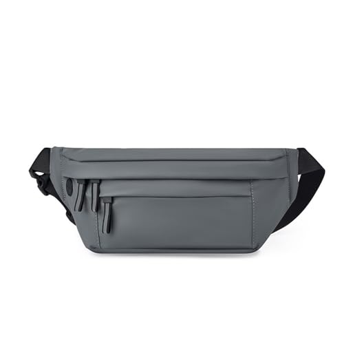 Taillengürteltasche Herren Hüfttasche for Sport, Reisen, Pendeln, tragbare Tasche (Color : Gray, Size : 27x16cm) von SLEDEZ