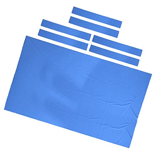 9ft Billardtuch Abdeckplane für Billardtisch, Blau von SM SunniMix