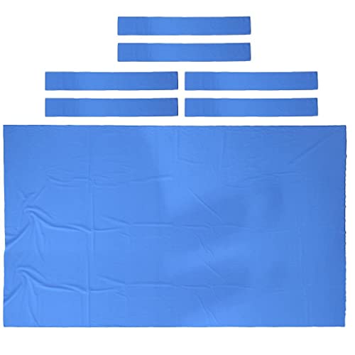 SM SunniMix Abdeckung für Billardtisch Billard, Blau, 7ft von SM SunniMix