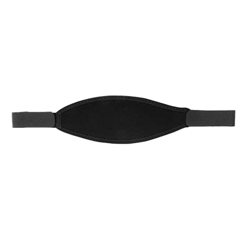 SM SunniMix Tauchmaske Gurt Haarschutzband für Wassersport Tauchen Und Mehrere Farben, Schwarz von SM SunniMix