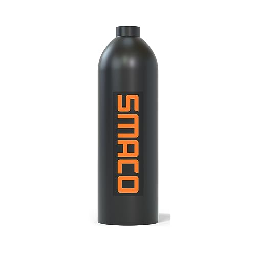 SMACO Mini Tauchflasche, Leere Aluminiumflasche für Tauchflaschen – Leicht und Langlebig von SMACO