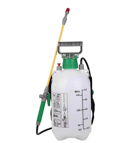 SMBAOFUL 5-Liter-Pumpdrucksprüher mit Druckentlastungsventil, Rückensprüher für den Hausgarten, ideal für Pestizide, Insektizide, Funizide, grün von SMBAOFUL