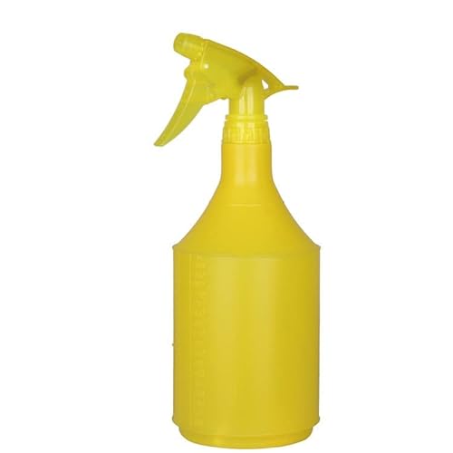 SMBAOFUL 960 ml Pump-Action-Drucksprüher, Mehrzweck-Pump-Action-Drucksprüher für Zimmerpflanzen, Reinigung, Außen-Drucksprüher – Handgerät (Farbe: Gelb) von SMBAOFUL