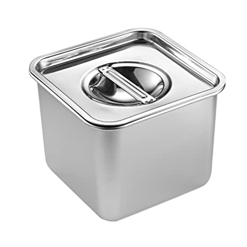 SMBAOFUL Edelstahl-Gewürzbox für die Küchenaufbewahrung – 16 cm Größe von SMBAOFUL