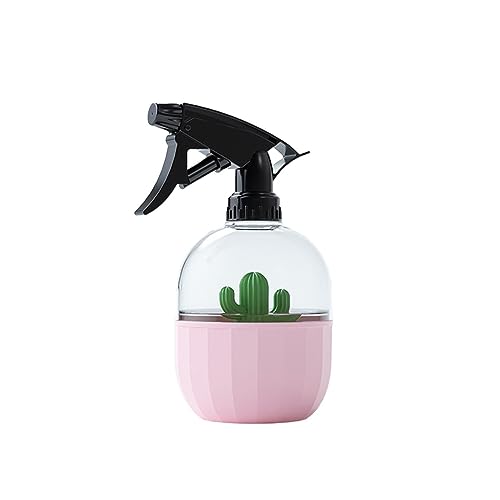 SMBAOFUL Gießkanne für Zimmerpflanzen, 2 Stück, Pflanzen-Gießkanne, Druckkessel, Gartenwerkzeug, Sprühflaschen, transparente Bewässerungssprinkler (Farbe: Rosa) von SMBAOFUL