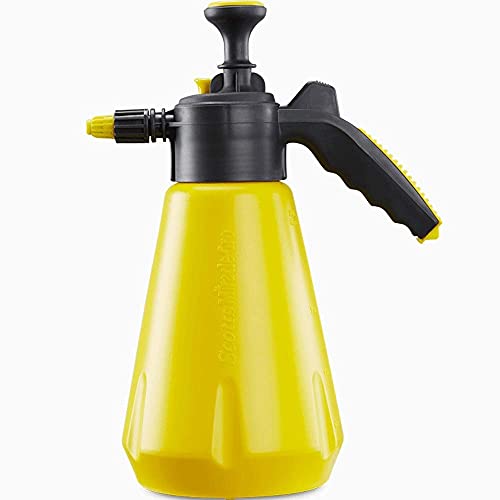 SMBAOFUL Gießkanne mit Skala, Luftdrucksprüher, großes Fassungsvermögen für die Bewässerung von Pflanzwerkzeugen (gelb) von SMBAOFUL