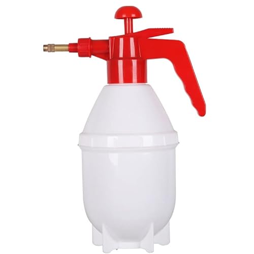 SMBAOFUL Mehrzweck-Drucksprüher mit Pumpwirkung – 1,5 Liter für Zimmerpflanzen, Reinigung, Außenbereich, Gartendünger, Drucksprüher inklusive Messingtüllen (Farbe: Rot) von SMBAOFUL