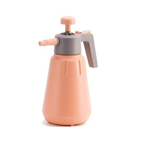 SMBAOFUL Pump-Action-Flasche, Garten-Drucksprüher – für Düngemittel und andere wasserlösliche Produkte/einstellbare Düse mit Druckentlastungsventil, 2 Liter (Farbe: Pink) von SMBAOFUL