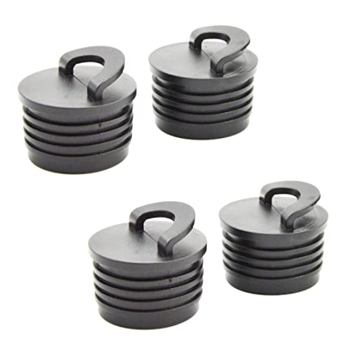 SMELEYOU Kayak Scupper -Stecker Drain Drain Kajak Canoes Scupper -Stecker Kanu Gummi -Stopper -Stopfen für Kajak Kanu Marine Ersatz Zubehör 4PCS von SMELEYOU