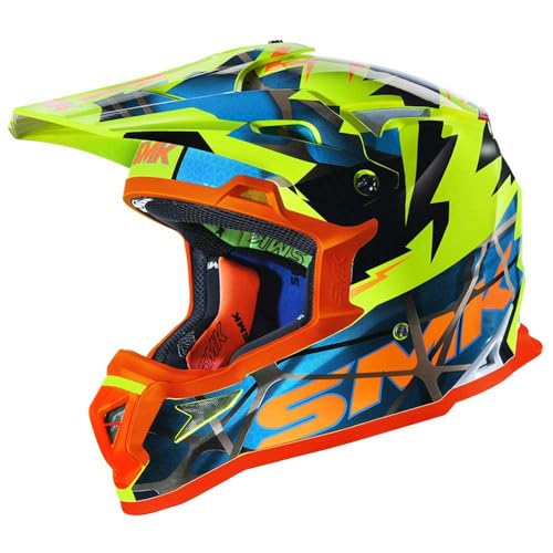 SMK Motocross-Helm SMK, Alterra, Neongelb, Größe L von SMK