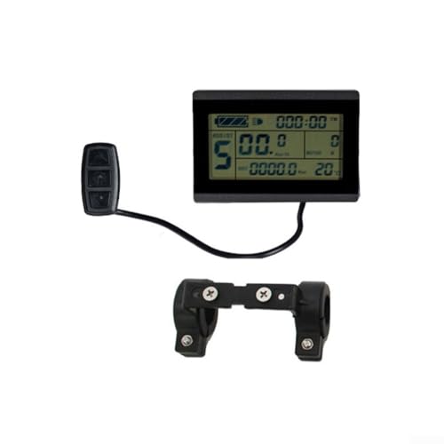 LCD3U LCD Display Meter für Ebike mit USB Buchse, 24V 36V 48V, Schwarz, SM 5Y kompatibel von SMZhomeone