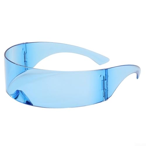 SMZhomeone Kratzfeste Outdoor-Fahrradbrille, MTB-Fahrrad-Sonnenbrille, UV-Schutz, für Herren und Damen, leicht (blau) von SMZhomeone