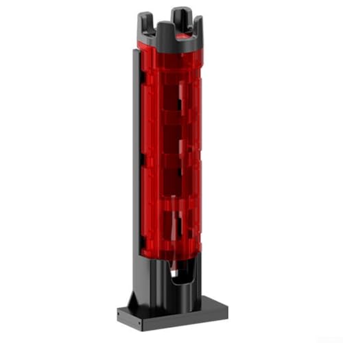 Verstellbarer Angelrutenhalter, abnehmbares Design, perfekt für Angelbegeisterte (rot) von SMZhomeone