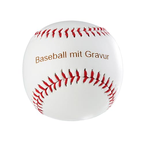 SNEG Baseball mit Gravur | Baseball inkl. individueller Gravur | Baseball gravieren von SNEG