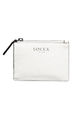 SOCCX Damen Mini-Geldbörse mit Zipper Ivory None von SOCCX