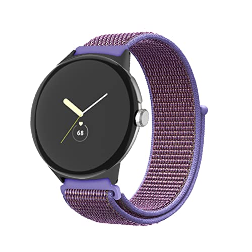 Nylon Armband für Google Pixel Watch Armband, Google Pixel Watch Verstellbares Sport Dehnbarer Ersatz Armband Kompatibel mit Google Pixel Watch Armband (10) von SOCFLO