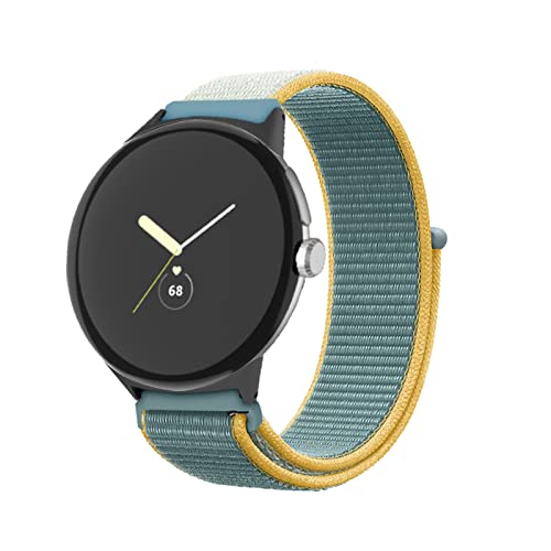 Nylon Armband für Google Pixel Watch Armband, Google Pixel Watch Verstellbares Sport Dehnbarer Ersatz Armband Kompatibel mit Google Pixel Watch Armband (11) von SOCFLO