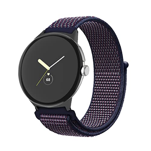 Nylon Armband für Google Pixel Watch Armband, Google Pixel Watch Verstellbares Sport Dehnbarer Ersatz Armband Kompatibel mit Google Pixel Watch Armband (15) von SOCFLO